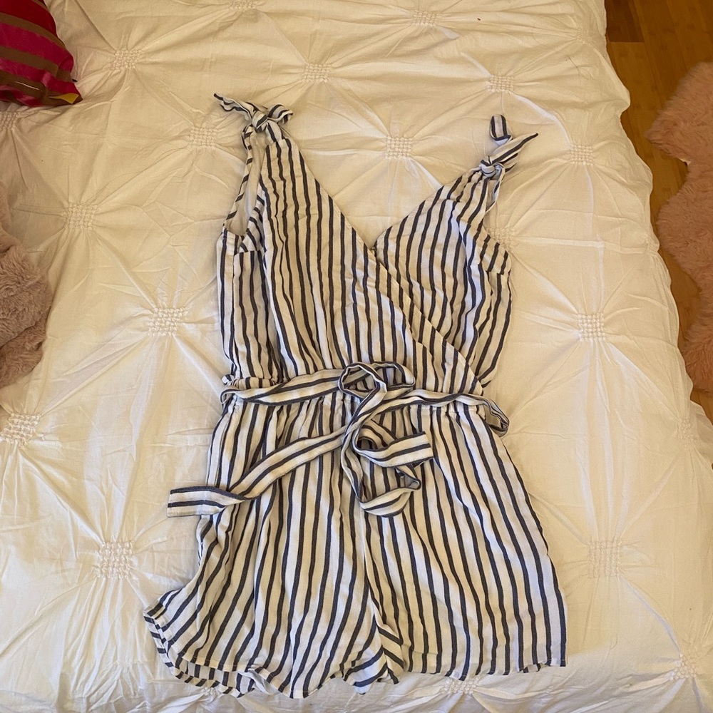 Striped romper